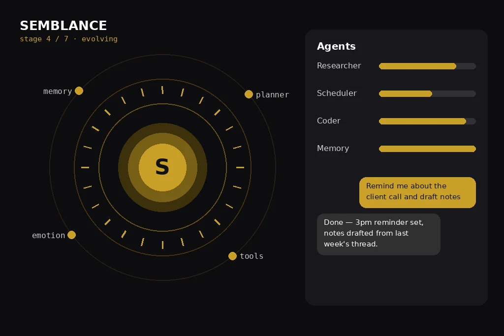 Semblance personal AI assistant